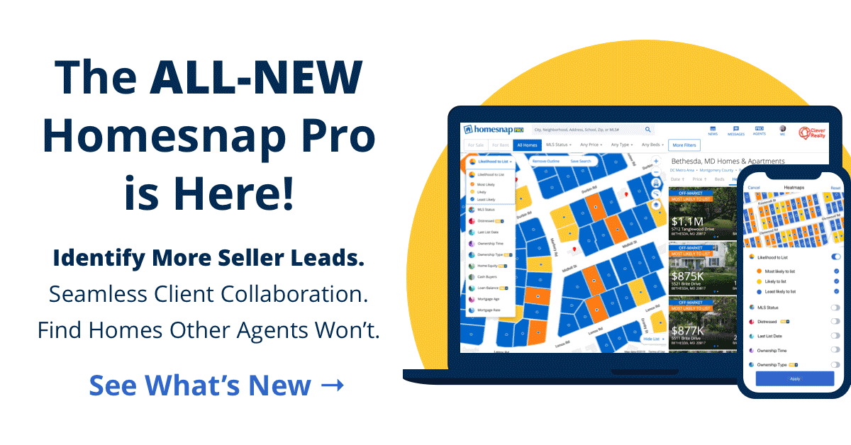 We’re excited to announce that the All-New Homesnap Pro is now LIVE for ...